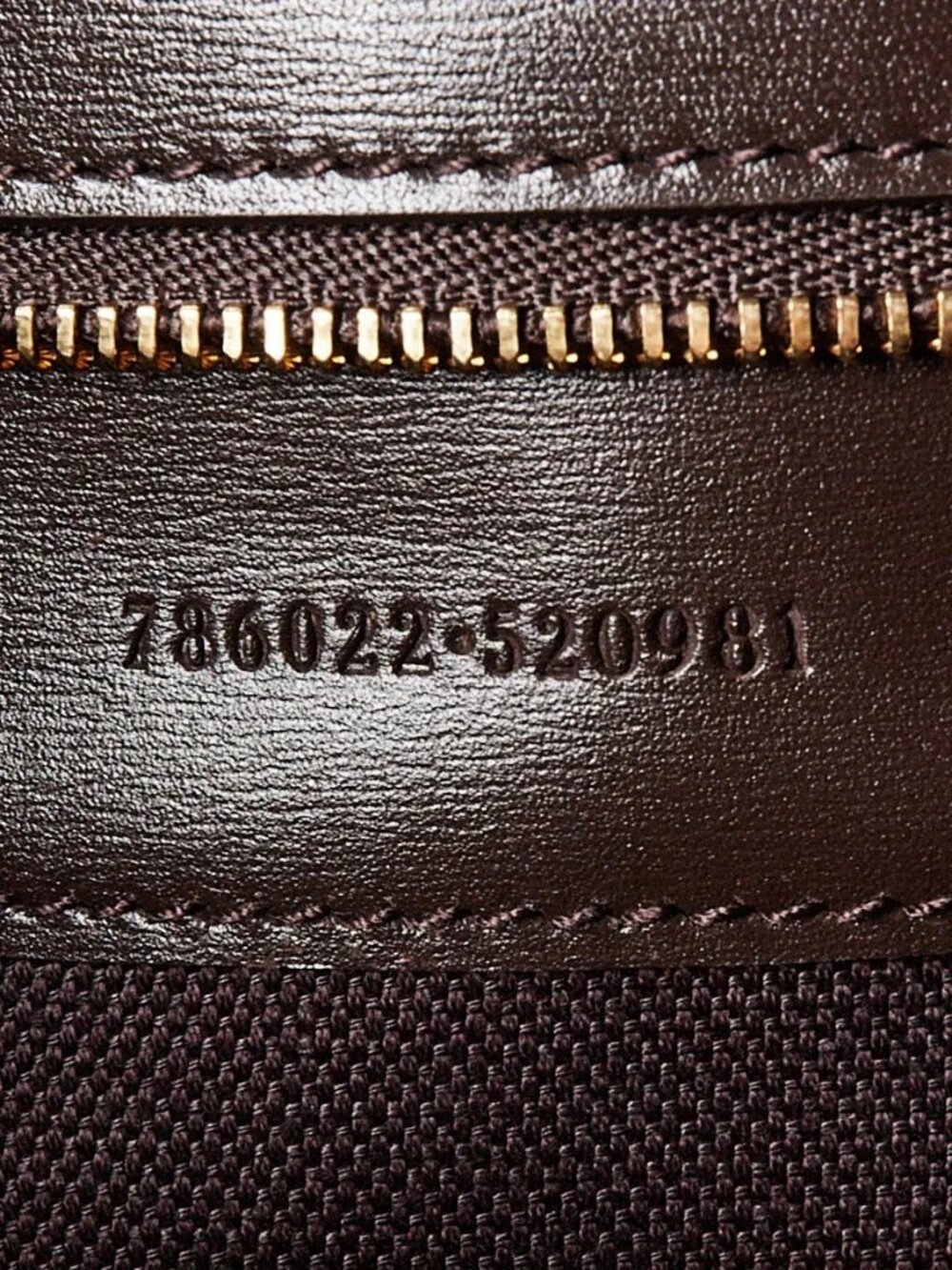 Gucci Beige/Ebony GG Canvas/Leather Medium Luce Shoulder Bag - Picture 12 of 12